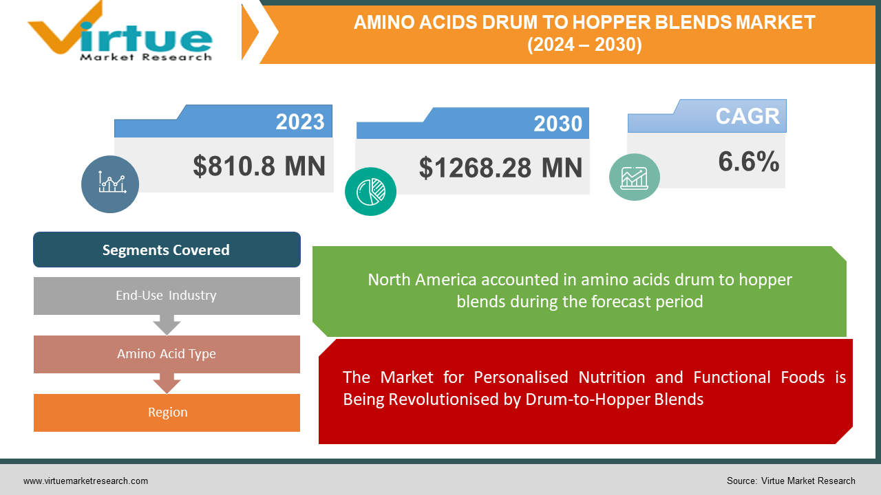 AMINO ACIDS DRUM TO HOPPER BLENDS MARKET 